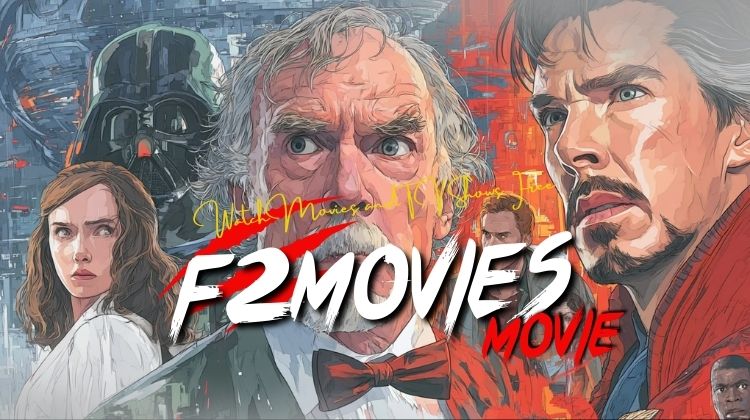 F2Movies interface displaying a selection of trending movies and TV shows available for free streaming.